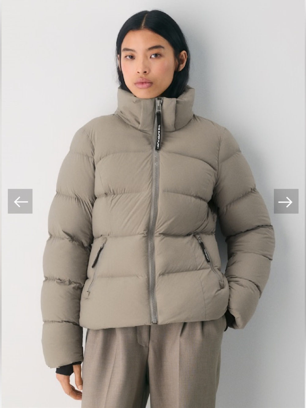 Aritzia The SuperSnug Puff The Super Puff NWT Modern Taupe Size Small